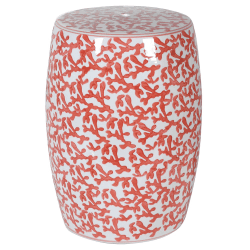 Image showing the Porcelain Stool, H44cm, Red product.