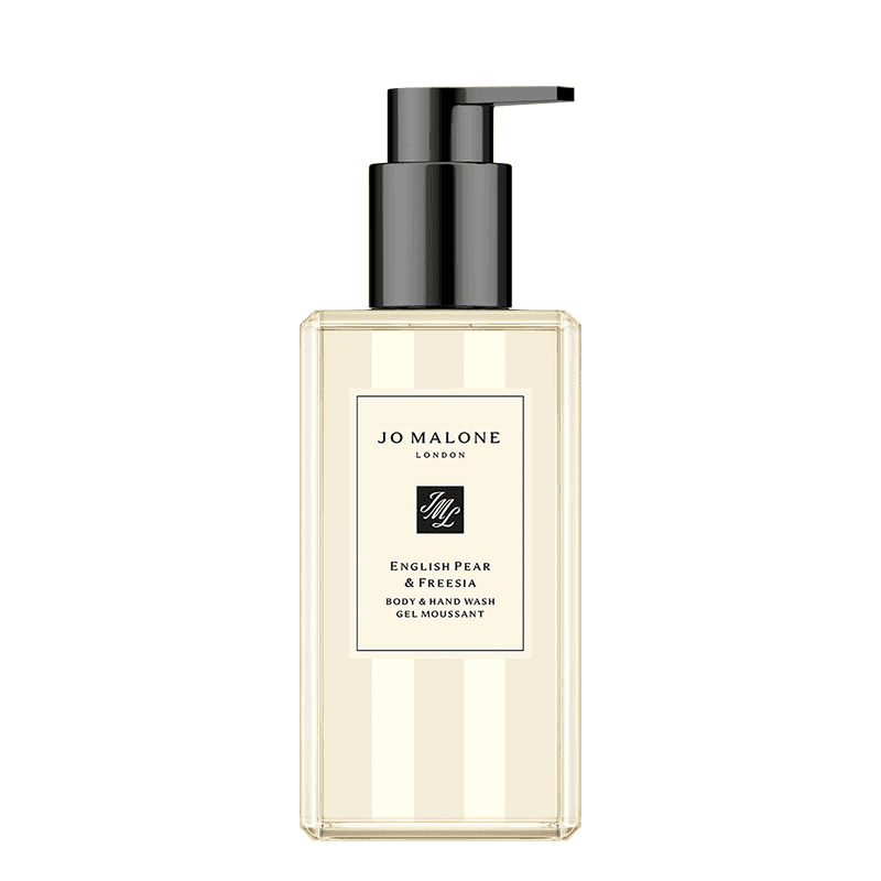 English Pear & Freesia Bath & Body Trio, 3 x 250 ml, Clear
