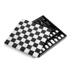 Image showing the Games Chess set, 41 x 41 x 6cm, Black & White product.