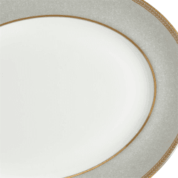 Image showing the Renaissance Grey Platter, 28  x 35cm product.
