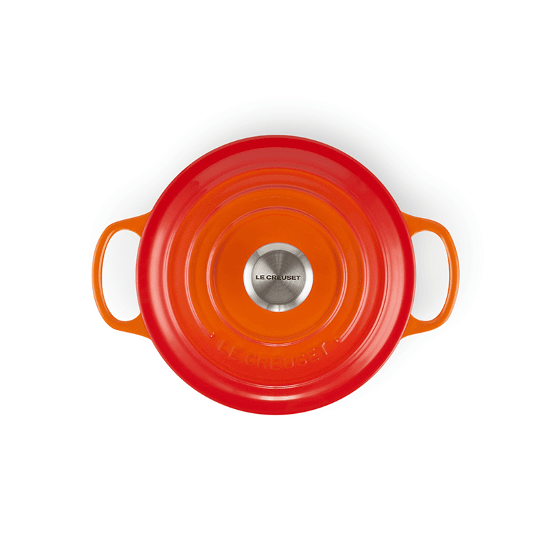 Signature Cast Iron Round casserole, 20cm - 2.4 litre, Volcanic
