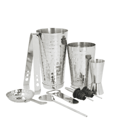 Image showing the Boston Eight Piece Cocktail Set, Stainless Steel product.