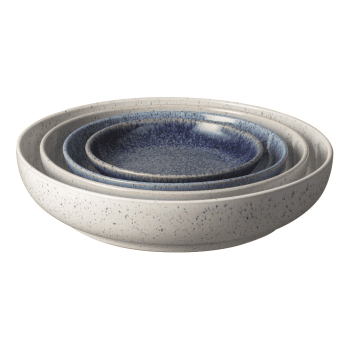 Image showing the Studio Blue 4 piece nesting bowl set product.