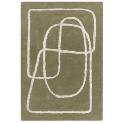 Image showing the Matrix Rug, 160 x 230cm, Sage product.