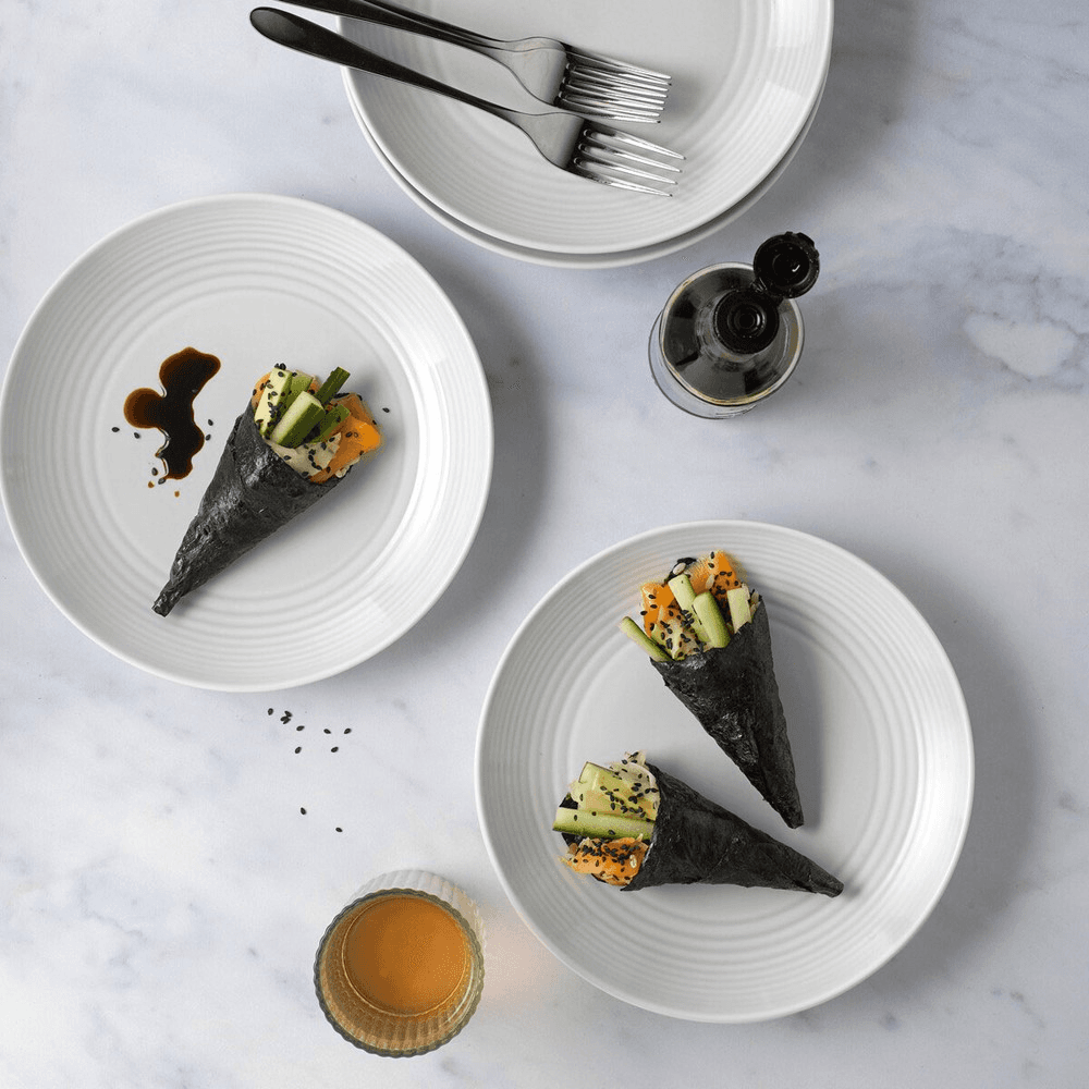 Gordon Ramsay - Maze 12 piece dinner set, Light Grey