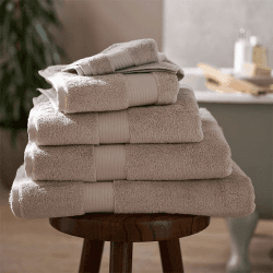 Image showing the Egyptian Cotton Face Cloth, 30 x 30cm, Oatmeal product.