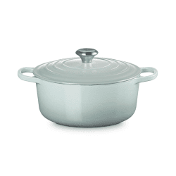 Image showing the Cast Iron Round Casserole, 26cm, Sea Salt product.