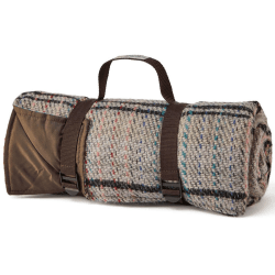 Image showing the Recycled Picnic Rug, 145 x 145cm, Brown product.