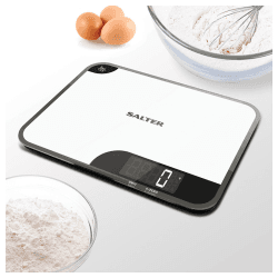 Image showing the Super Clear Glass Scale, White product.
