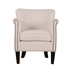 Image showing the Greyhound Armchair, H78 x W65 x D76cm, Cream product.