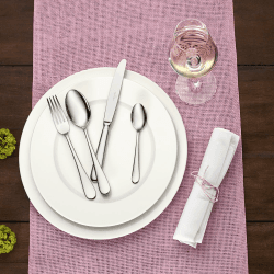 Image showing the Oscar 24 piece cutlery canteen in picture box, 44 x 28 x 5cm, Stainless Steel product.
