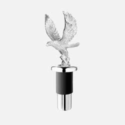 Image showing the Birds of Prey Silver Plated Bottle Stopper, 11.5 x 4cm, Silver product.