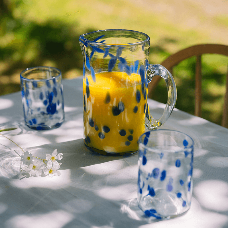 Azul Set of 4 Tumblers, 350ml, Blue