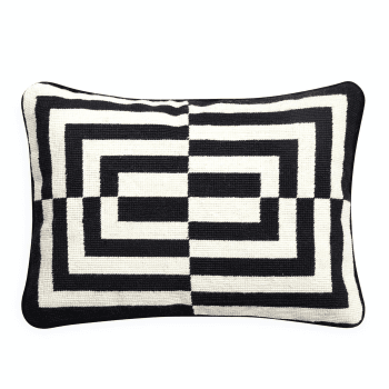 Image showing the Op Art Rectangle Pillow product.