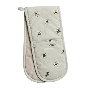 Image showing the Bees Double oven glove, 18 x 84cm product.