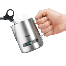 Image showing the The Temperature Control Milk jug, 480ml, Stainless Steel product.