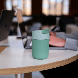 Image showing the Sipp Travel mug, 340 ml, Green product.