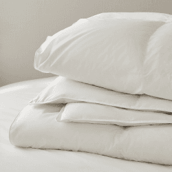 Image showing the Perfect Everyday Duck Down Collection King size duvet 10.5 tog, W225 x L220cm, White product.