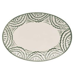 Image showing the Ondas Serving Platter, L36 x W26.5cm, Green product.