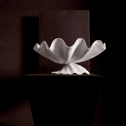 Image showing the Neptune Bowl, L27 x W19cm, White product.