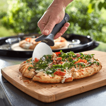 Image showing the Pizza cutter, L23.5cm, Silver/Black product.