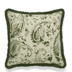 Image showing the Wilde Cushion Cover, 51 x 51cm, Sage / Terrcota product.