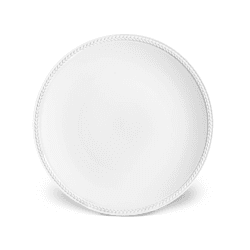 Image showing the Soie Tressée Dessert Plate, 22cm, White product.