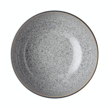 Image showing the Studio Grey Set of 4 cereal bowls, 17 x 6.5cm, Granite product.