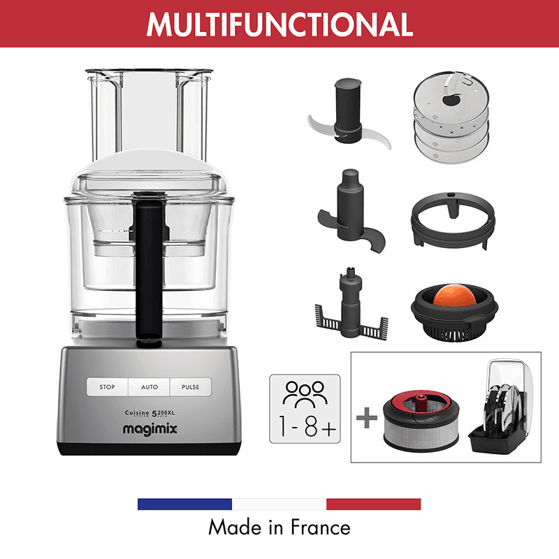 5200 XL Premium Food Processor 18714, 3.6L, Satin