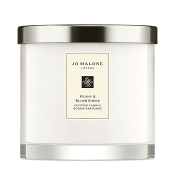 Image showing the Peony & Blush Suede Deluxe Candle, 600g product.