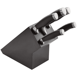 Image showing the Stellar James Martin Knife Block 5 Piece Set, Black product.