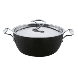 Image showing the Style Hard Anodised Casserole, 24cm product.