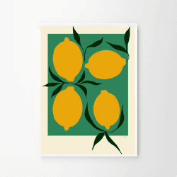 Image showing the Anna Mörner Green Lemon, 30x40, Green product.