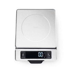 Image showing the Good Grips Stainless Steel Scale With Pull Out Display, Black product.