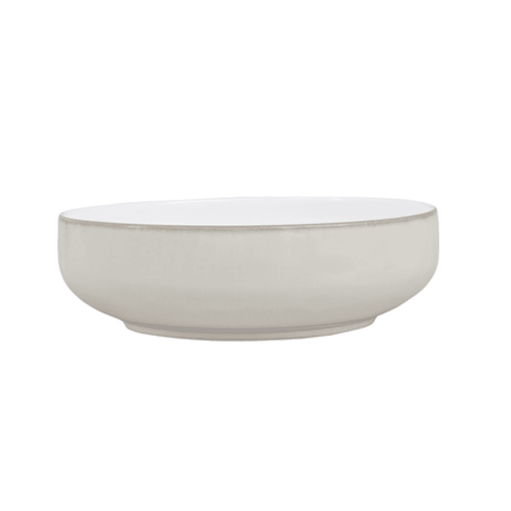 Natural Canvas Serving Bowl, 24 x 7cm