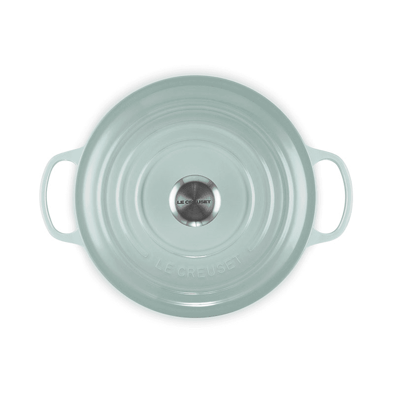 Cast Iron Round Casserole, 26cm, Sea Salt