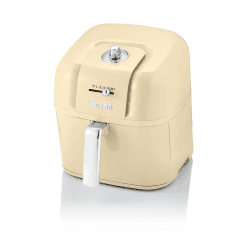 Image showing the Retro Air Fryer, 6L, Cream product.