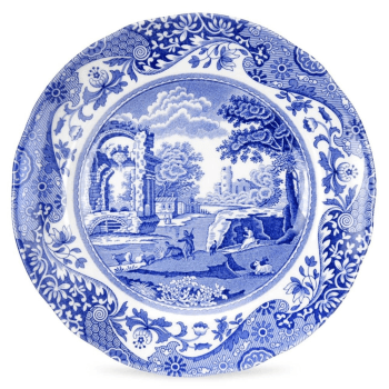 Image showing the Blue Italian Set of 4 plates, 15cm product.