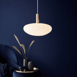Image showing the Alton Pendant, H30cm, White product.