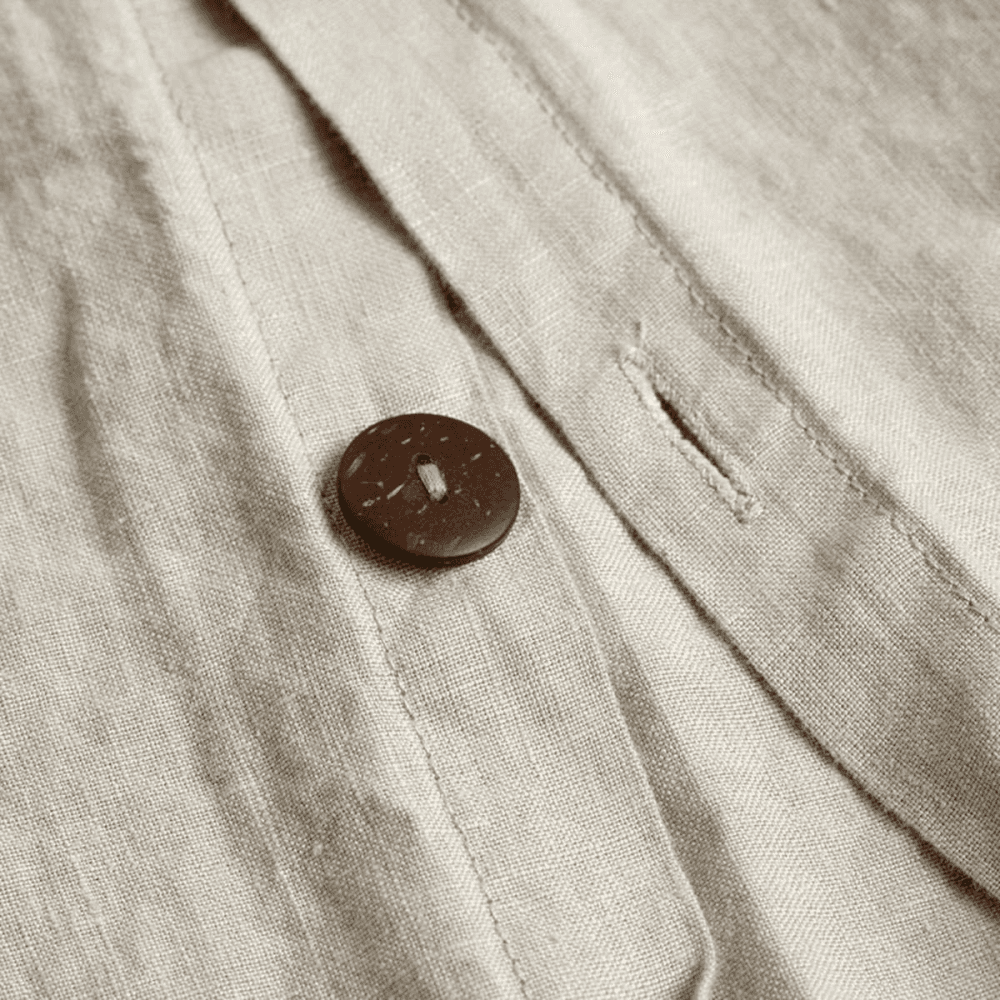 Linen Duvet Cover, King, Oatmeal