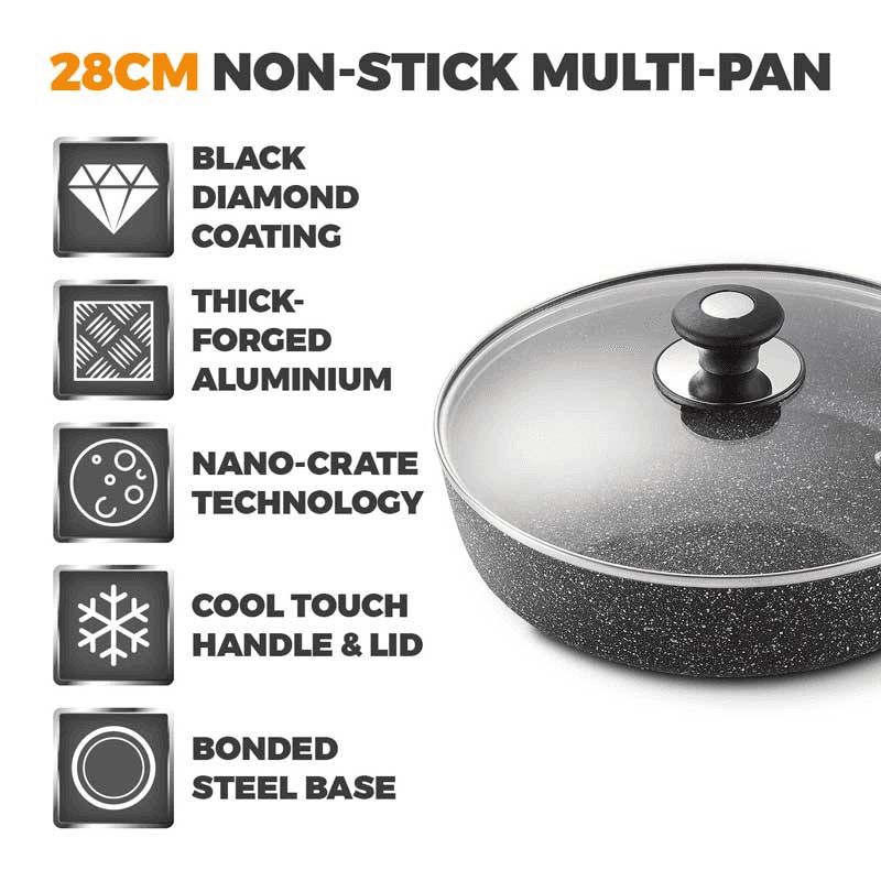 Precision Multi Pan, 28cm, Black