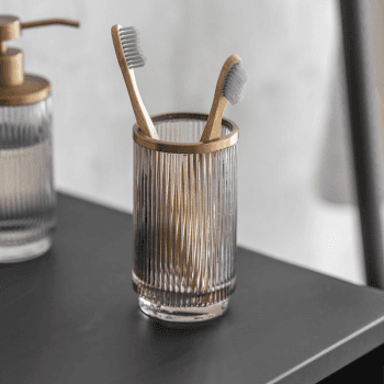 Image showing the Adelphi Toothbrush Holder, Grey product.