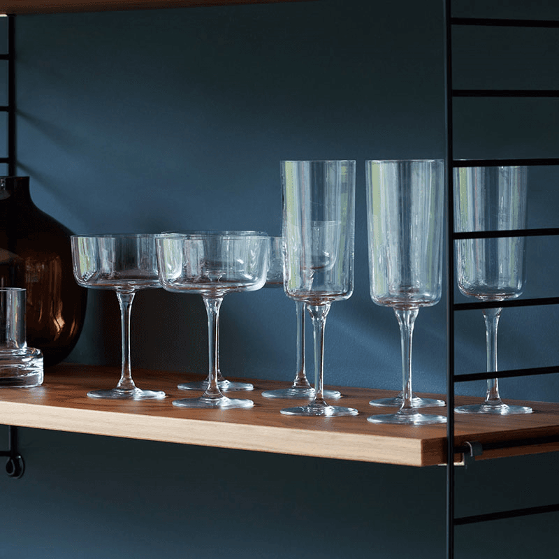 Gio Set of 4 Champagne/Cocktail Glasses, 230ml, Clear