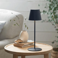 Image showing the Menton Portable Lamp, Centimetre (cm), Black product.