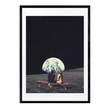 Image showing the Frank Moth, To Live There Framed Art Print, Multi product.