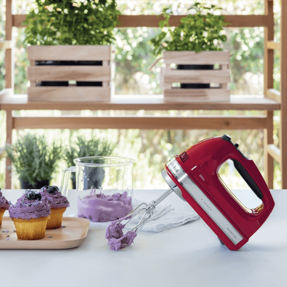 Hand mixer, 9-speed, Empire Red