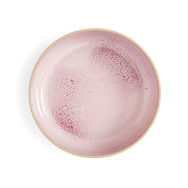 Minerals Set of 4 Low Bowls, D22cm, Rose Quartz