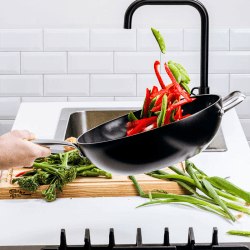 Image showing the Copenhagen Non-Stick Wok, 30, Black product.