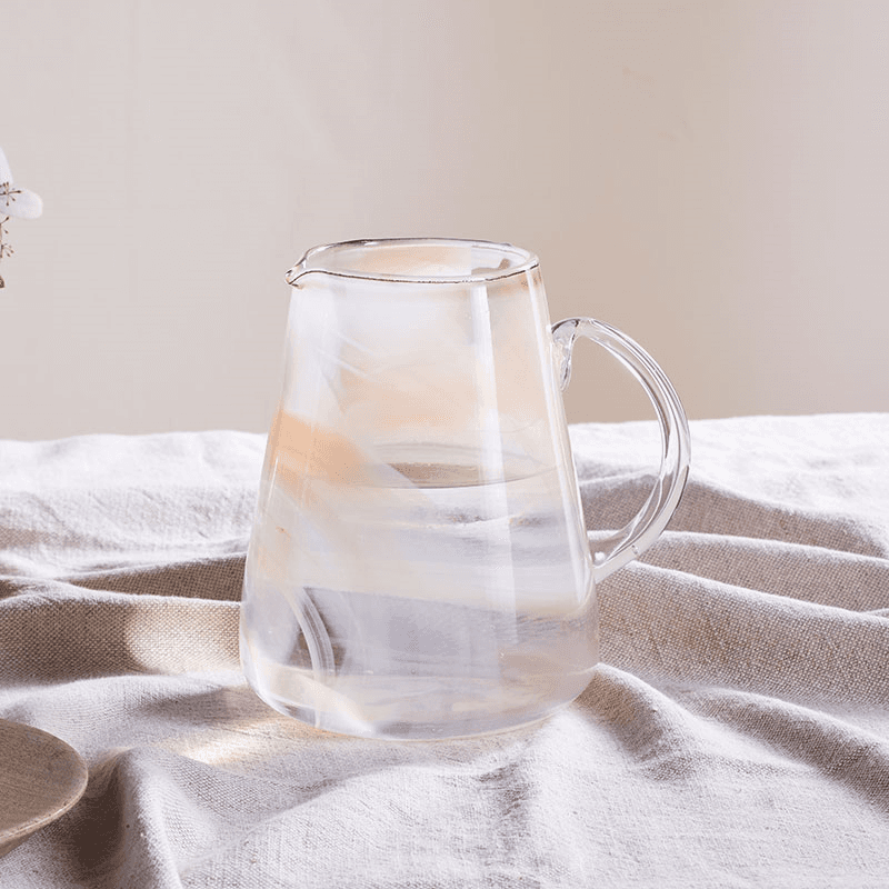 Shirali Marble Swirl Jug, 2L, Apricot