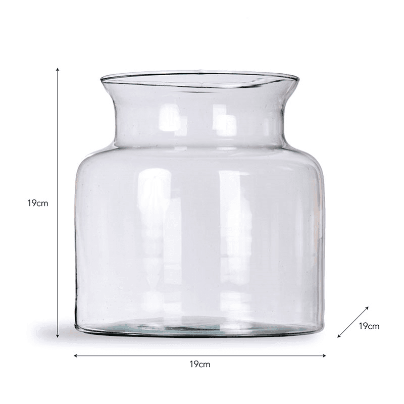 Broadwell Vase, H19cm, Clear